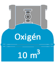 Oxigen gazpalack 10 m3