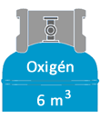 Oxigen gazpalack 6 m3