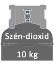 Szén-dioxid Co2 gázpalack 10 kg