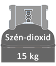 Szén-dioxid Co2 gázpalack 15 kg