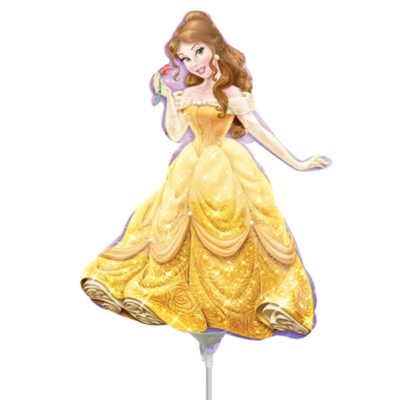 disney-princess-belle-mini-shape-a30-inflated-with-cup-stick